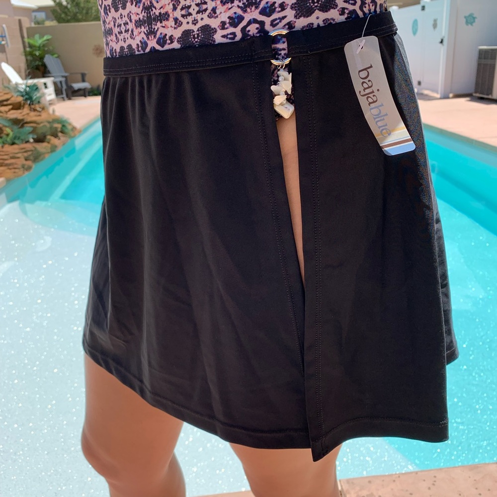 NWT Baja Blue size 12 swim skirt cover up